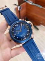 Replica Panerai Luminor Marina 44mm Blue Dial Rubber Strap